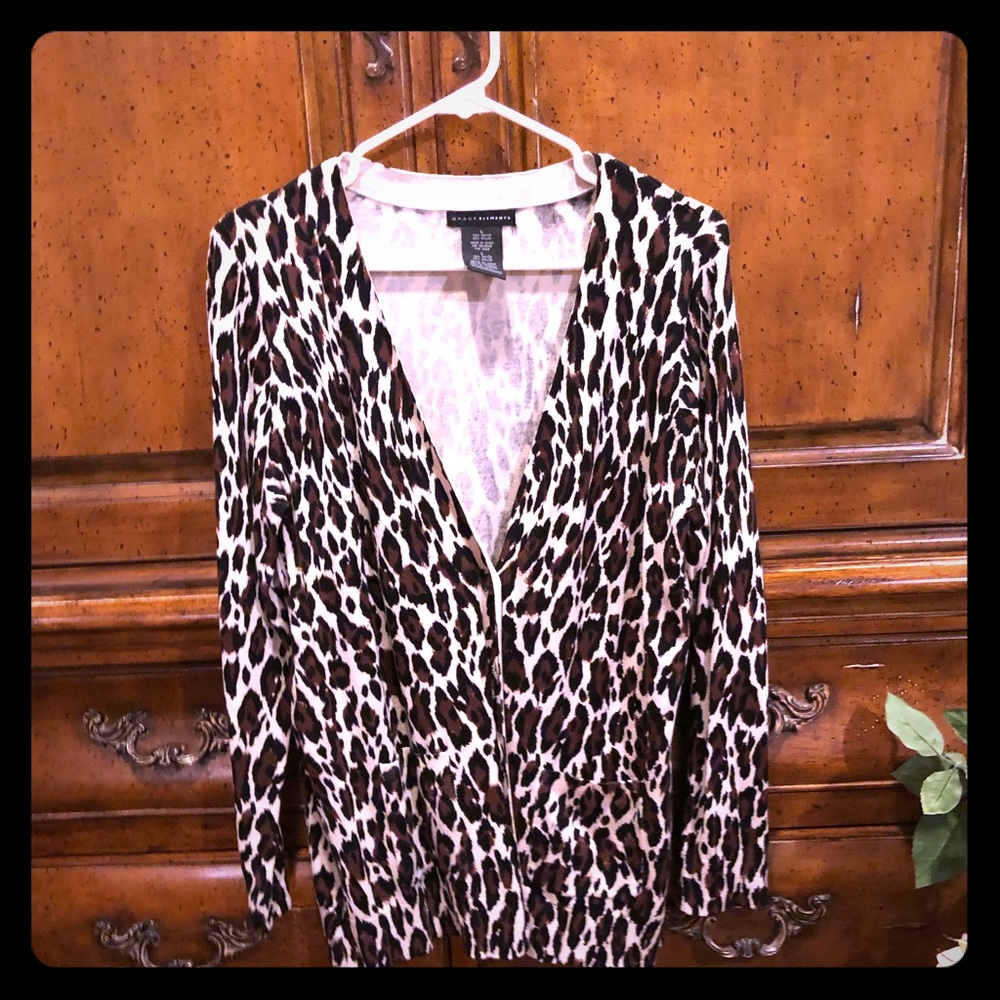 Leopard Cardigan